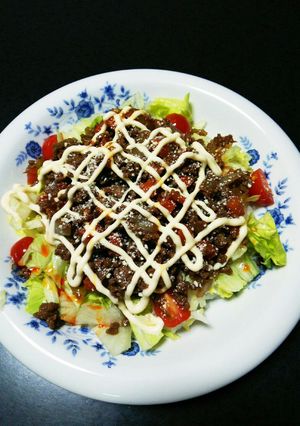 簡単 挽き肉料理☆我が家のタコライス-レシピのメイン写真