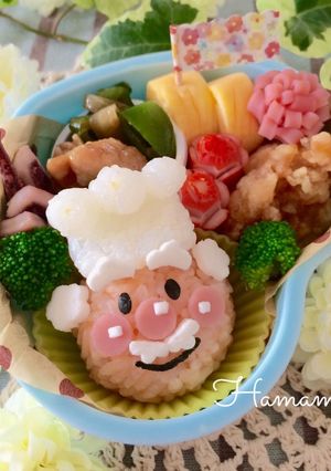 ジャムおじさん♪キャラ弁-レシピのメイン写真