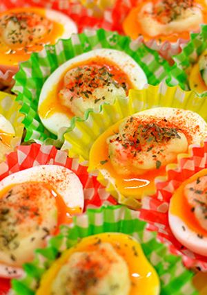 ポテサラon半熟玉子-レシピのメイン写真