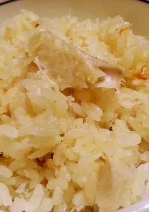 【覚書】金目鯛の干物で炊き込みご飯-レシピのメイン写真