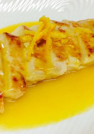 鶏むね肉のしっとりソテー☆でこぽんソース-レシピのメイン写真
