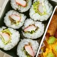お弁当に☆カニカマのサラダ巻き