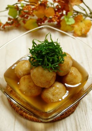 れんこん団子の和風あんかけ＆アレンジ-レシピのメイン写真