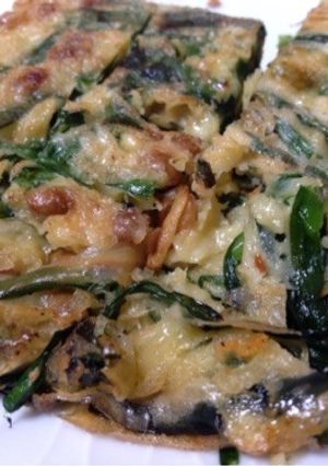 簡単‼︎ニラ納豆チヂミ！-レシピのメイン写真