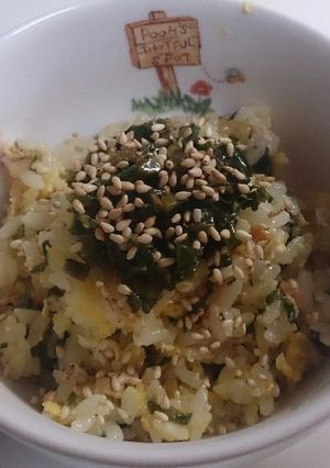 カブの葉ふりかけDeずぼら炒飯-レシピのメイン写真