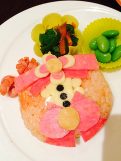 GO!プリンセスプリキュア衣装*キャラ弁-レシピのメイン写真