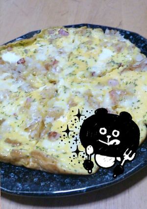簡単♪キッシュ風オムレツ-レシピのメイン写真