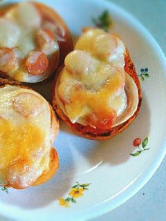 超簡単!フランスパンでつくるピザパン-レシピのメイン写真