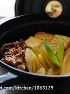 staubで簡単♪肉豆腐-レシピのメイン写真