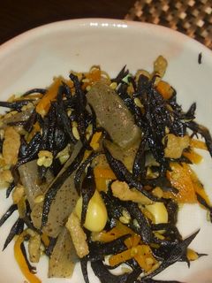 ひき肉入りひじきの煮付け-レシピのメイン写真
