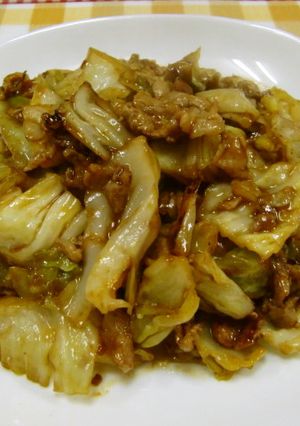 ★簡単！CookDoで豚ばらキャベツ炒め-レシピのメイン写真