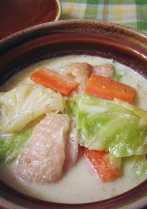 ごま香る♪豆乳鍋-レシピのメイン写真