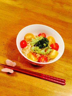 アボカドと中華だれの絶品冷製麺-レシピのメイン写真