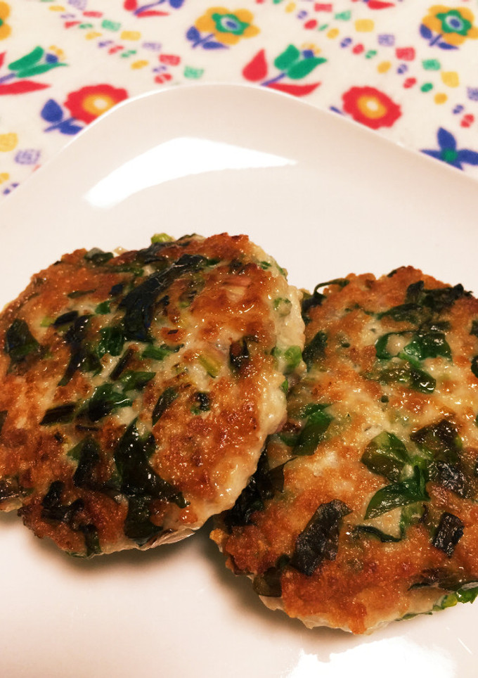 ちゃっちゃっと中華風の鶏肉焼きハンバーグ-レシピのメイン写真