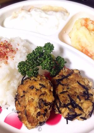 離乳食 完了期 ふわふわ豆腐ハンバーグ-レシピのメイン写真