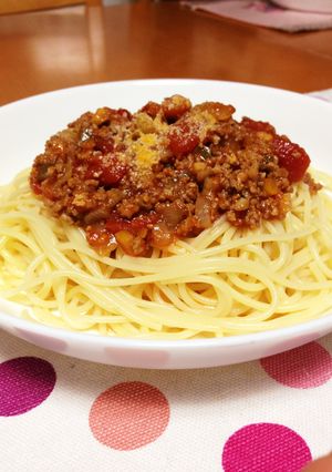 刻んで煮込んで♪簡単ミートソース♡-レシピのメイン写真