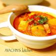 キャベツのトマトスープ〜カレー風味♪