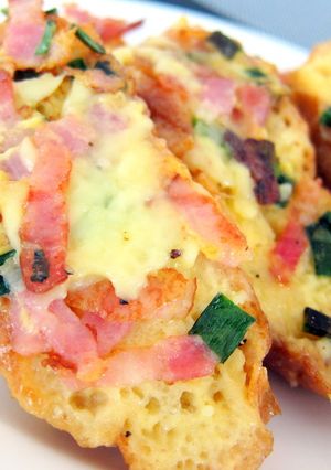フレンチトースト塩味♡浅葱チーズベーコン-レシピのメイン写真