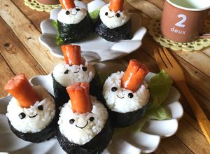 キャラ弁にも＊ごてあらポーおにぎりちゃん-レシピのメイン写真