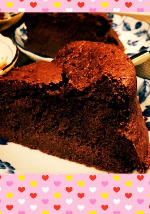 チョコと卵材料２つでガトーショコラ-レシピのメイン写真