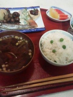 血管ダイエット食(グリーンピースご飯)-レシピのメイン写真