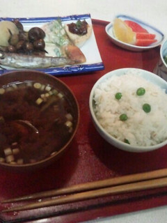 血管ダイエット食(グリーンピースご飯)-レシピのメイン写真
