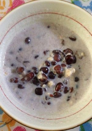 あずきとオートミールの牛乳煮-レシピのメイン写真