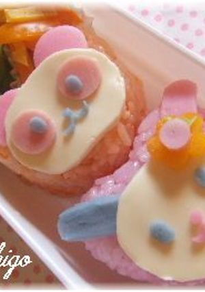 うさはな弁当（キャラ弁）-レシピのメイン写真