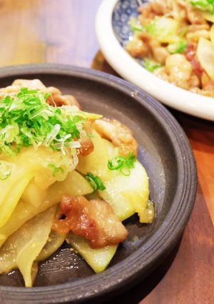 モチッとシャッキッと大根と豚で味噌炒め☆-レシピのメイン写真