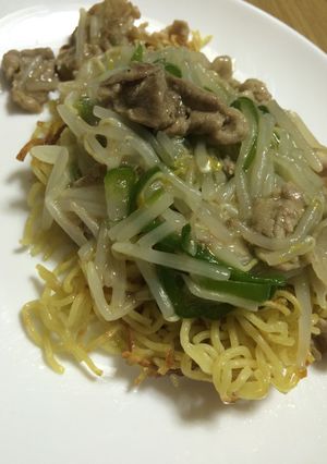 簡単!塩あんかけかた焼きそば☆-レシピのメイン写真