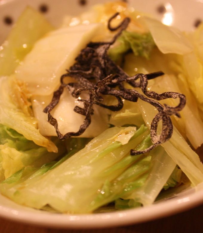 蒸し白菜にポン酢&塩昆布-レシピのメイン写真