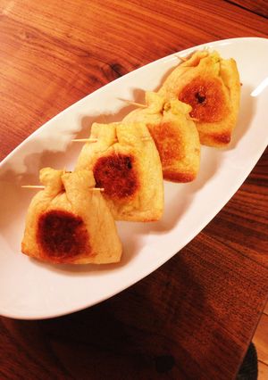 鶏と水菜の巾着-レシピのメイン写真