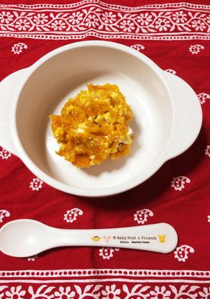 ＊離乳食＊かぼちゃのカッテージチーズ和え-レシピのメイン写真