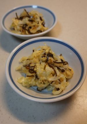キャベツの塩レモン＆塩昆布和え-レシピのメイン写真