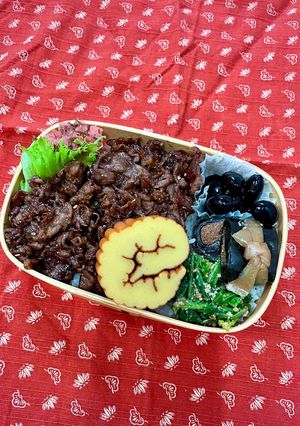 2025.1.4.牛肉しぐれ煮弁当-レシピのメイン写真