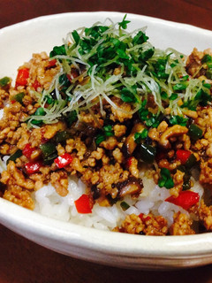 簡単♪ 肉みそどんぶり-レシピのメイン写真