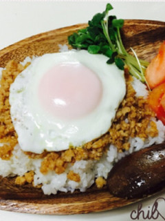 カフェ風?☆簡単そぼろ丼-レシピのメイン写真