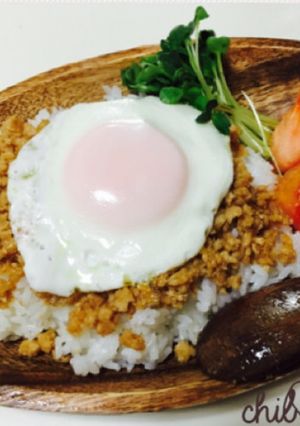 カフェ風?☆簡単そぼろ丼-レシピのメイン写真