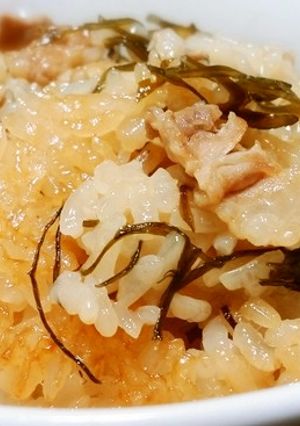 ◆もちふわっ♡豚肉と昆布のおこわ◆-レシピのメイン写真