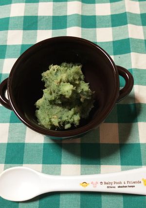 *離乳食*ほうれん草とツナのマッシュ-レシピのメイン写真