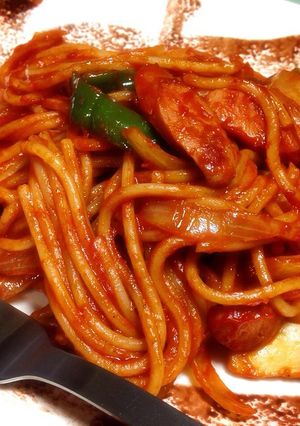 レトロな喫茶店風ナポリタン-レシピのメイン写真