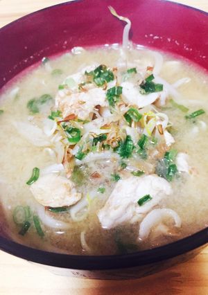 豚肉ともやしのみそごまスープ-レシピのメイン写真