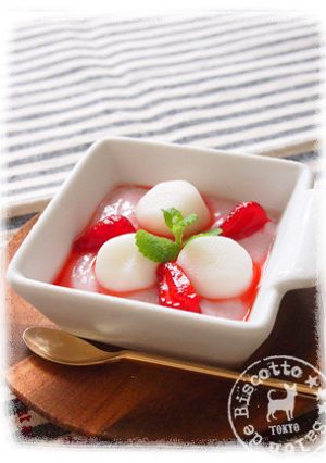 簡単★イチゴと絹ごし豆腐クリームムース-レシピのメイン写真