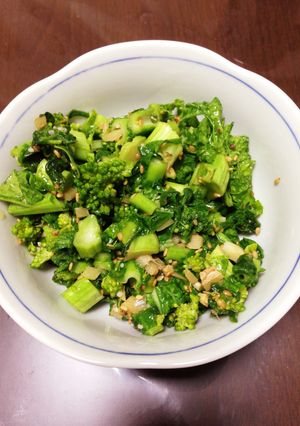 給食の味♫菜の花和え-レシピのメイン写真