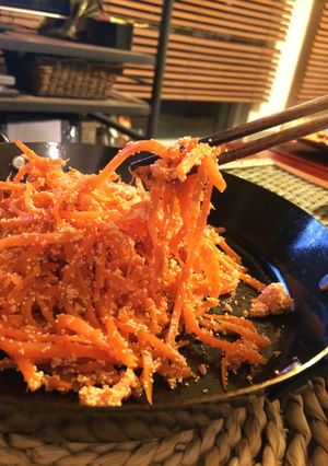 人参は千切り＋明太子で大量消費！-レシピのメイン写真
