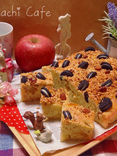 生クリーム♡オレオケーキ♪林檎紅茶。-レシピのメイン写真