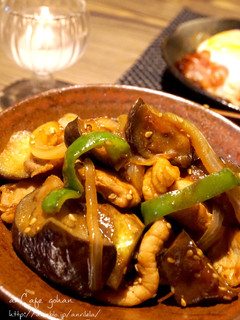 とろとろ茄子の鉄火味噌♡(味噌炒め)-レシピのメイン写真