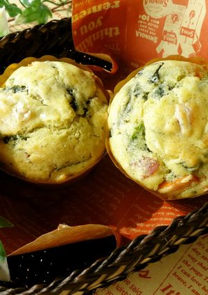 ＨＭ❀ベーコンとほうれん草の朝食マフィン-レシピのメイン写真