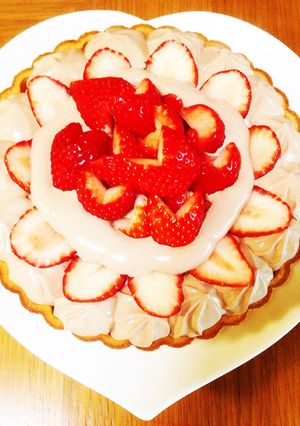 バレンタインに♡チョコレアチーズタルト♡-レシピのメイン写真