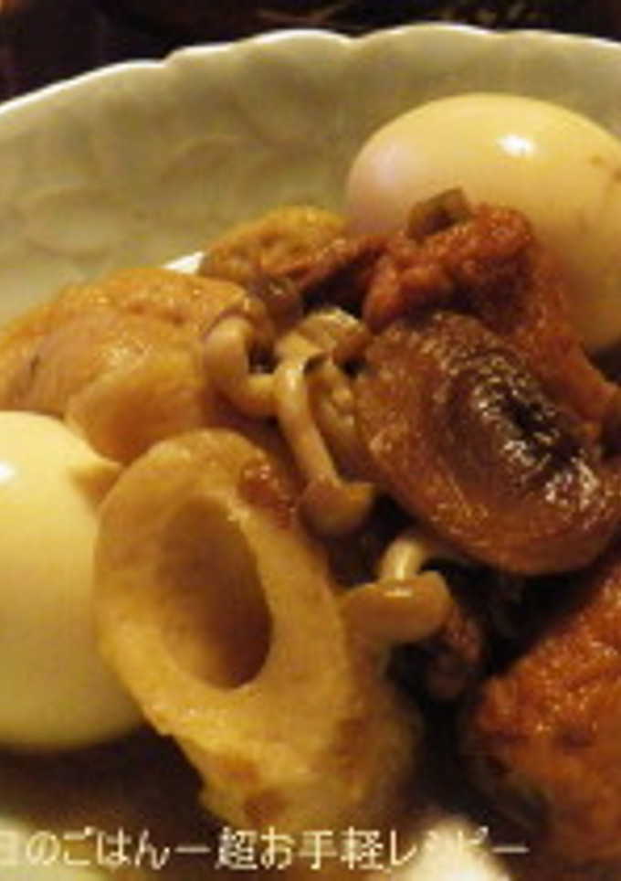 さつま揚げの炊いたん-レシピのメイン写真